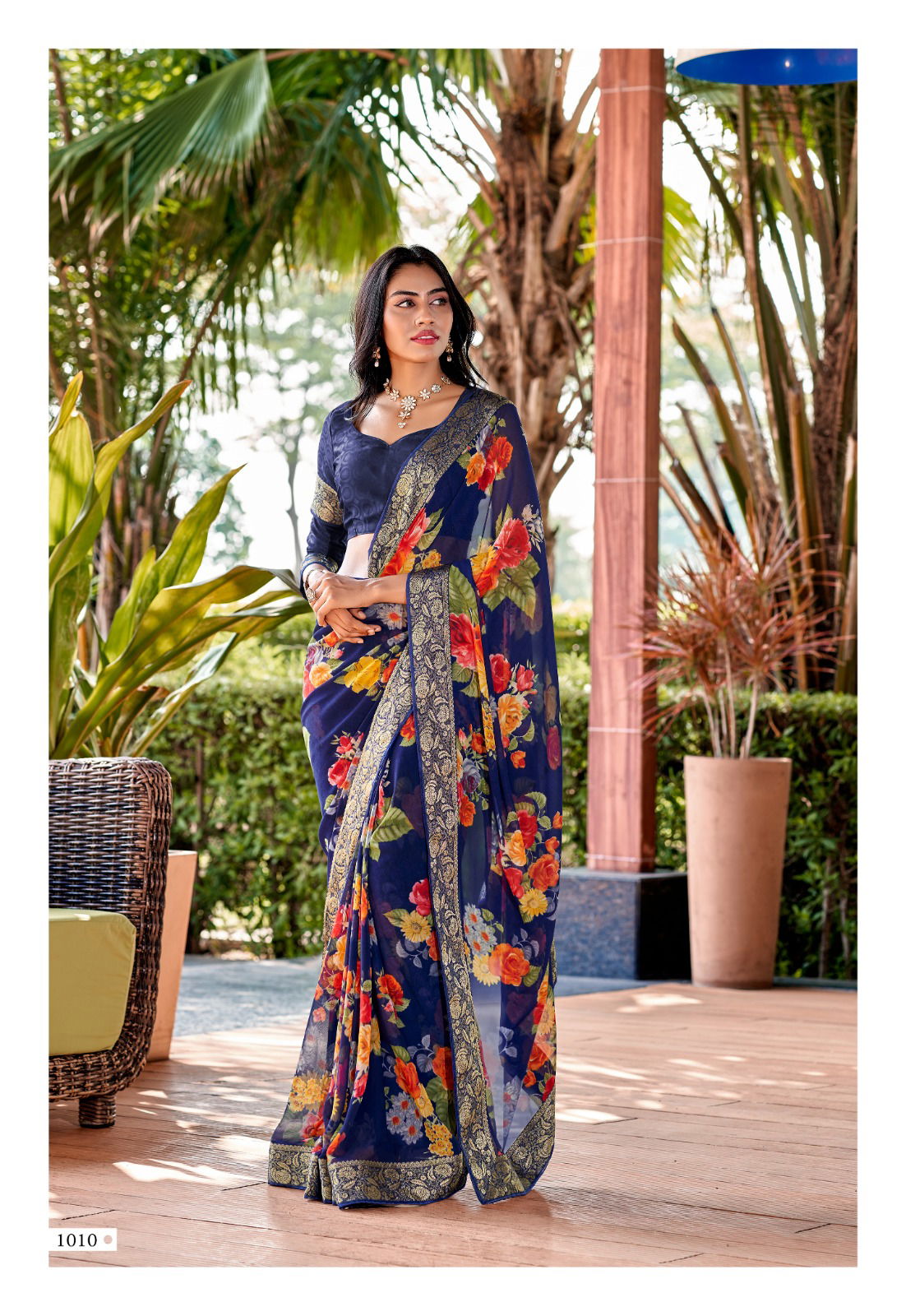 Stavan Fuldani Weightless Printed Sarees Catalog
